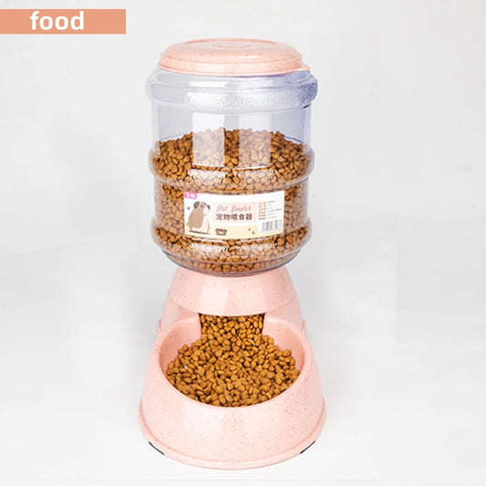 Large Capacity Pet Feeder Bowls Small Dog Food Bowl Automatic Water Dispenser Cat Bowls Pets Feeding Bowls Drink Water Bowl