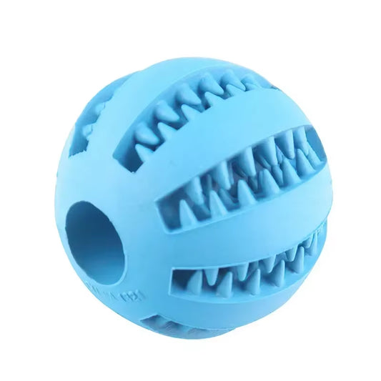 Dog Toy Ball Nontoxic Bite Resistant Interactive Toy Ball for Pet Puppy Food Feeder Chew Tooth Cleaning Durable Small Dogs Toys