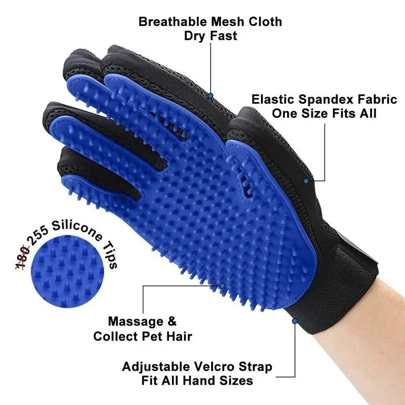 Furry Spa Day: The Ultimate Cat and Dog Hair Ninja Gloves for Grooming, Bathing, and Making Your Pet Look Fabulous!